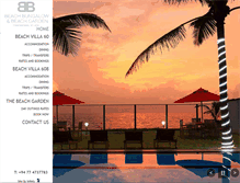 Tablet Screenshot of beachbungalowsrilanka.com